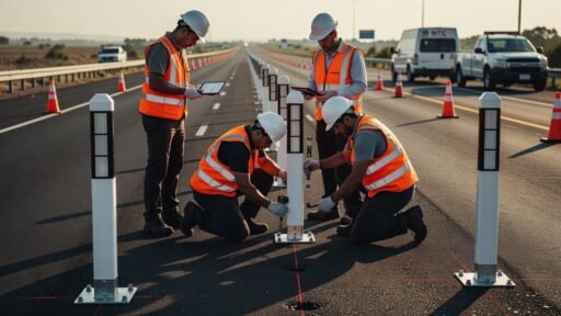Postes delineadores: instalación técnica según normativa MTC