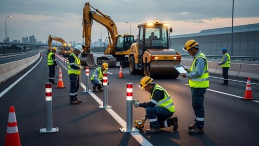 Postes delineadores: instalación técnica según normativa MTC