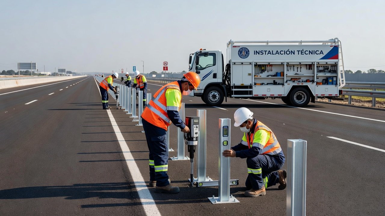 Postes delineadores: instalación técnica según normativa MTC: Imagen principal