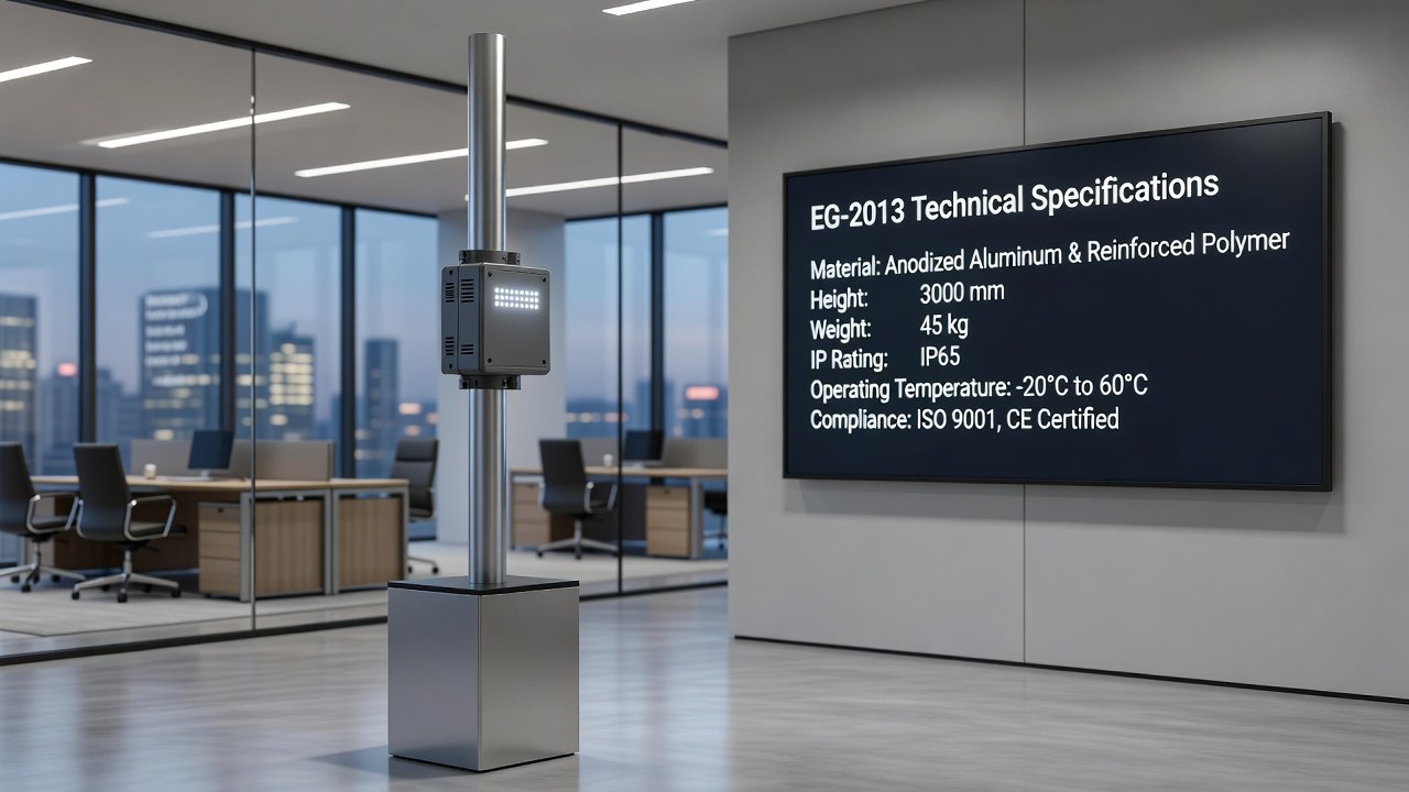Postes para señales: especificaciones técnicas del EG-2013: Imagen principal