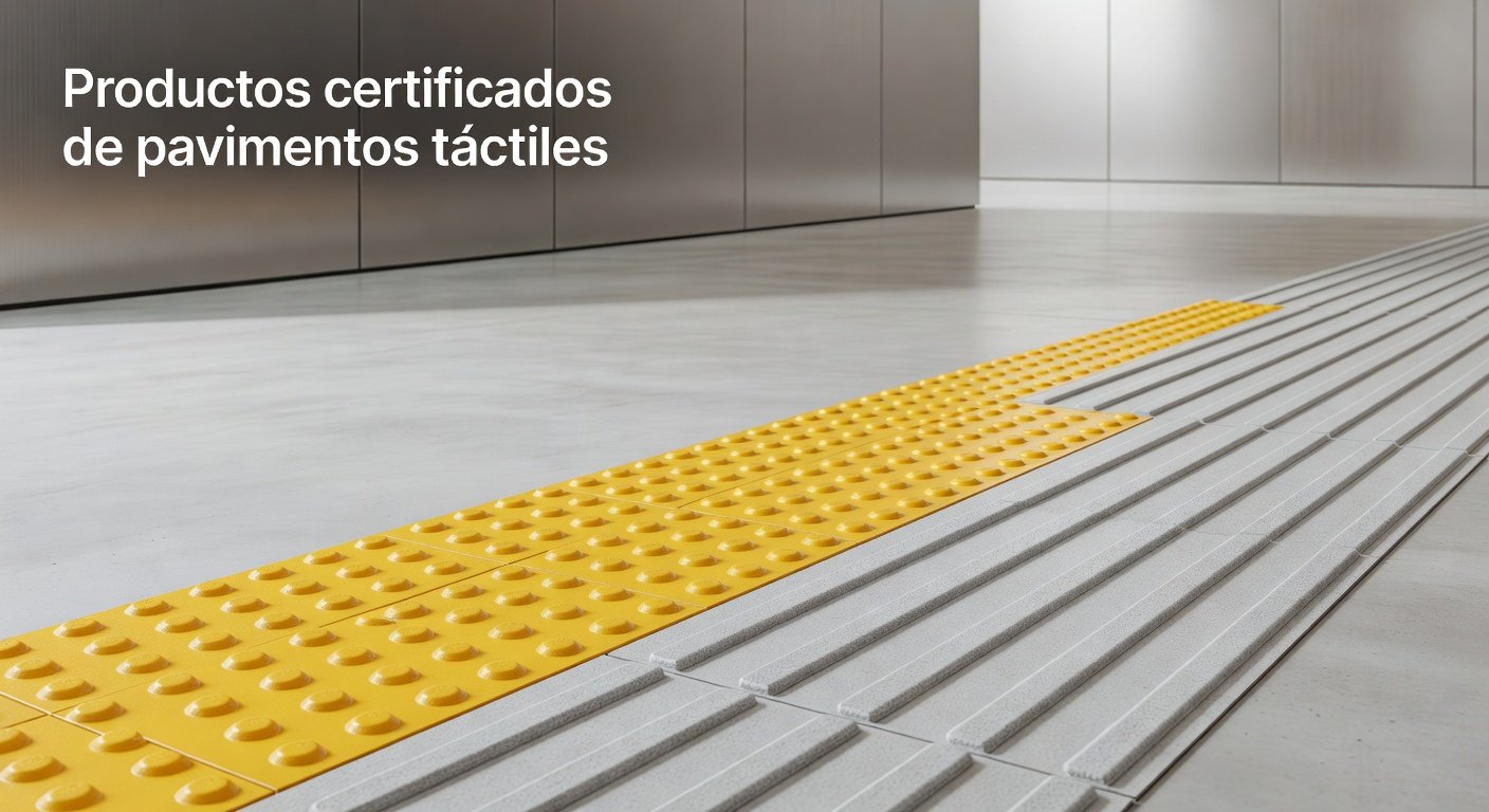 Productos certificados de pavimentos táctiles: Imagen principal