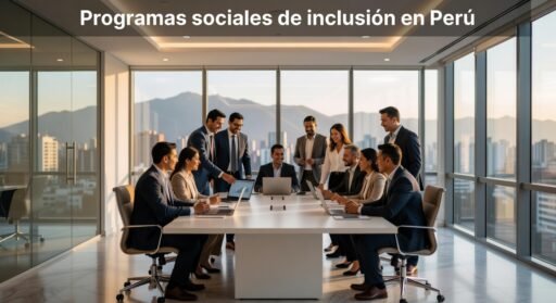 Programas sociales de inclusión en Perú