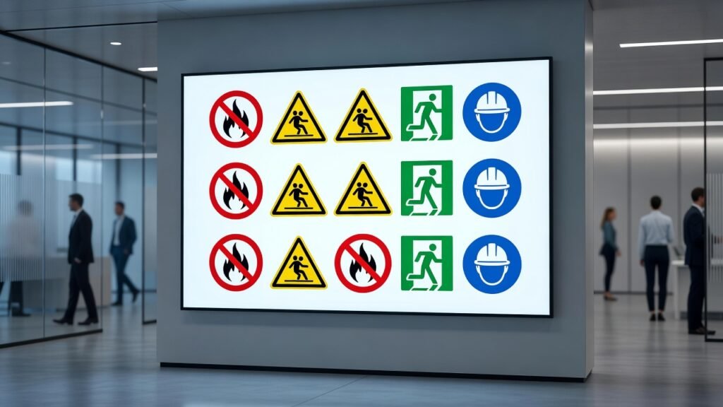 Qué es un pictograma en señalización de seguridad