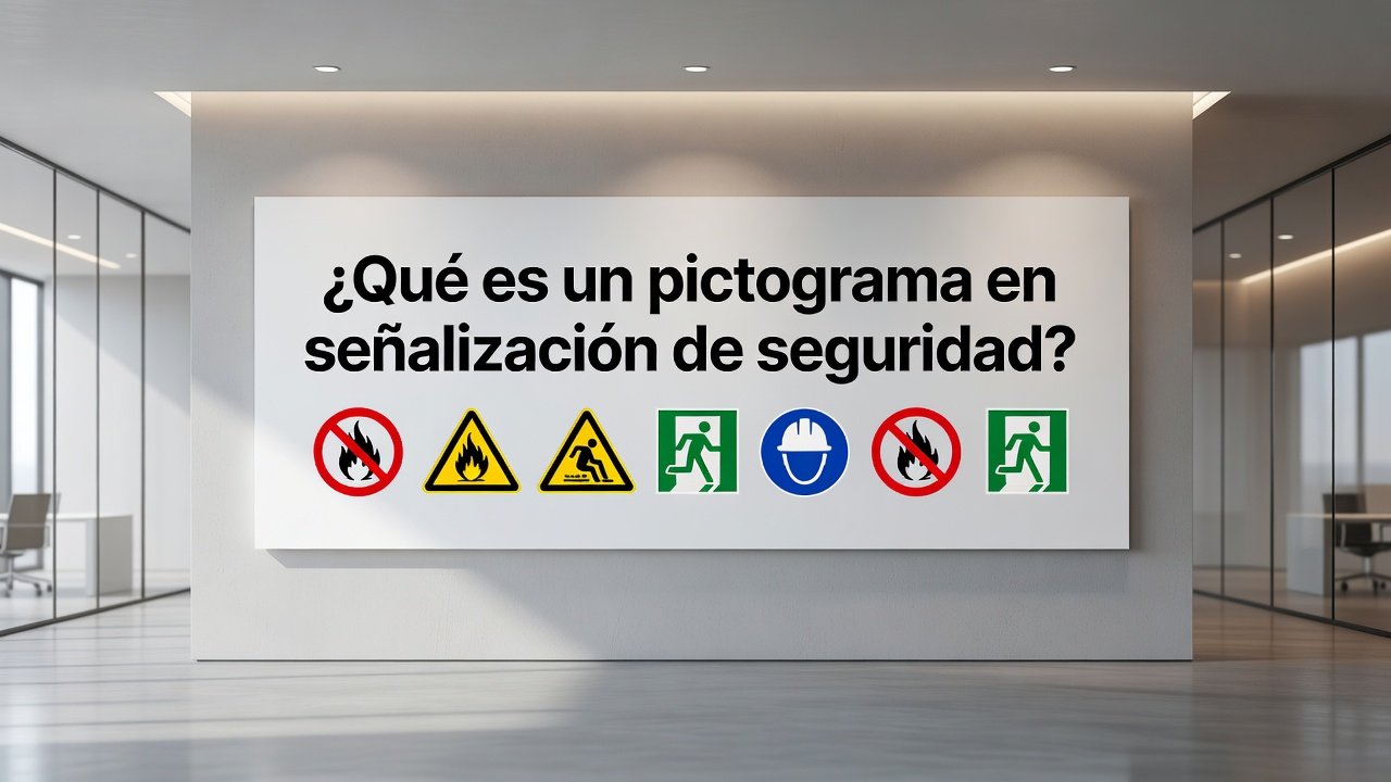 Qué es un pictograma en señalización de seguridad: Imagen principal