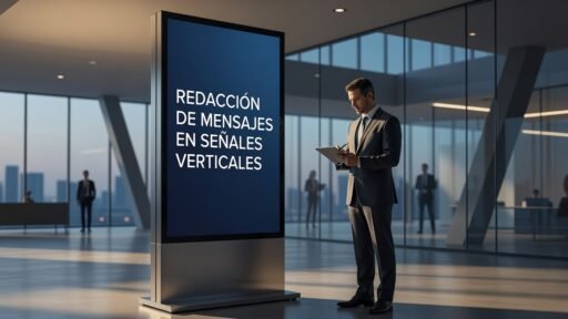 Redacción de mensajes en señales verticales