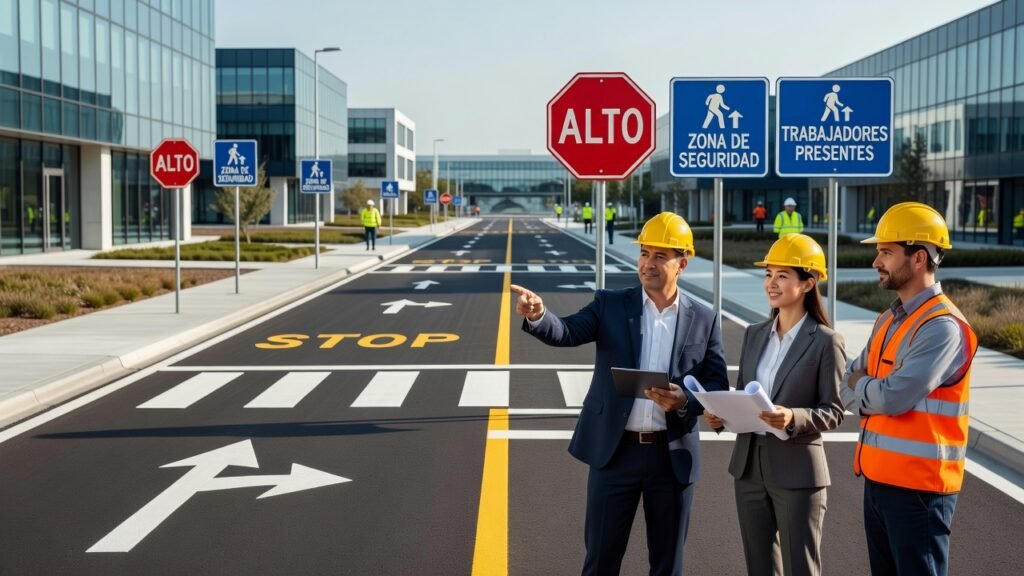 Relación entre seguridad laboral y señalización vial
