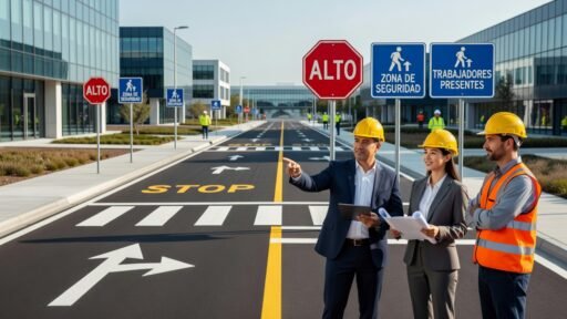 Relación entre seguridad laboral y señalización vial