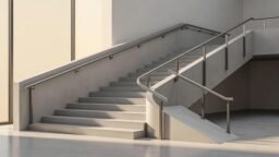Requisitos de pasamanos en escaleras y rampas