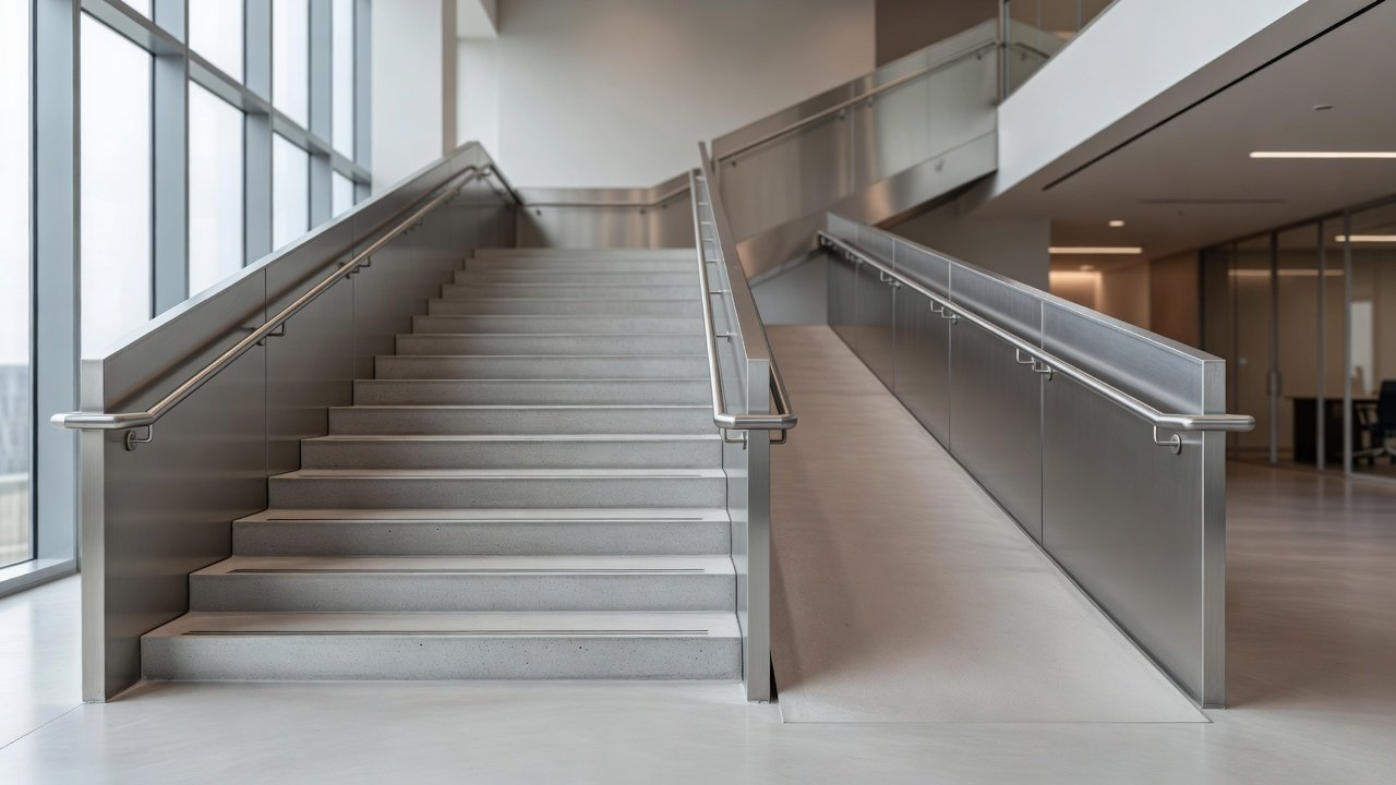 Requisitos de pasamanos en escaleras y rampas: Imagen principal