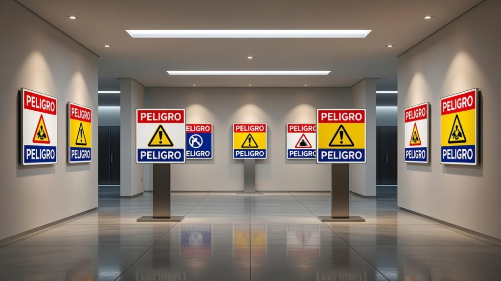 Señales cuadradas y rectangulares en seguridad