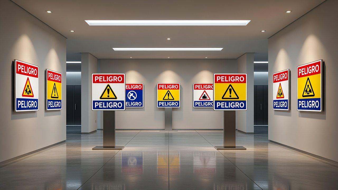 Señales cuadradas y rectangulares en seguridad