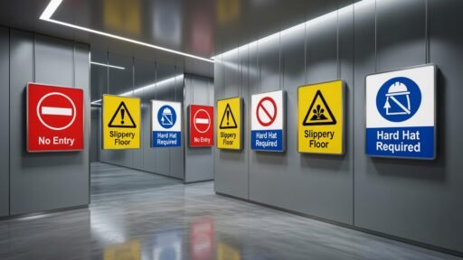 Señales cuadradas y rectangulares en seguridad
