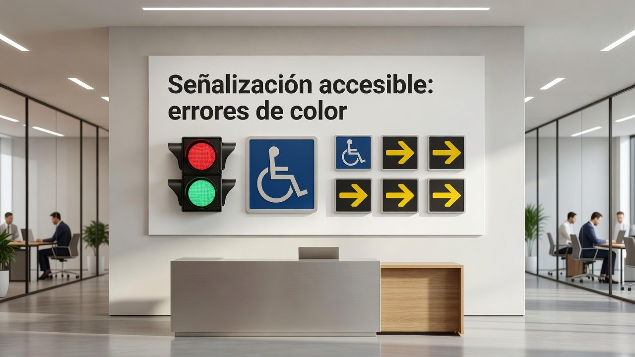 Señalización accesible: errores de color: Imagen principal