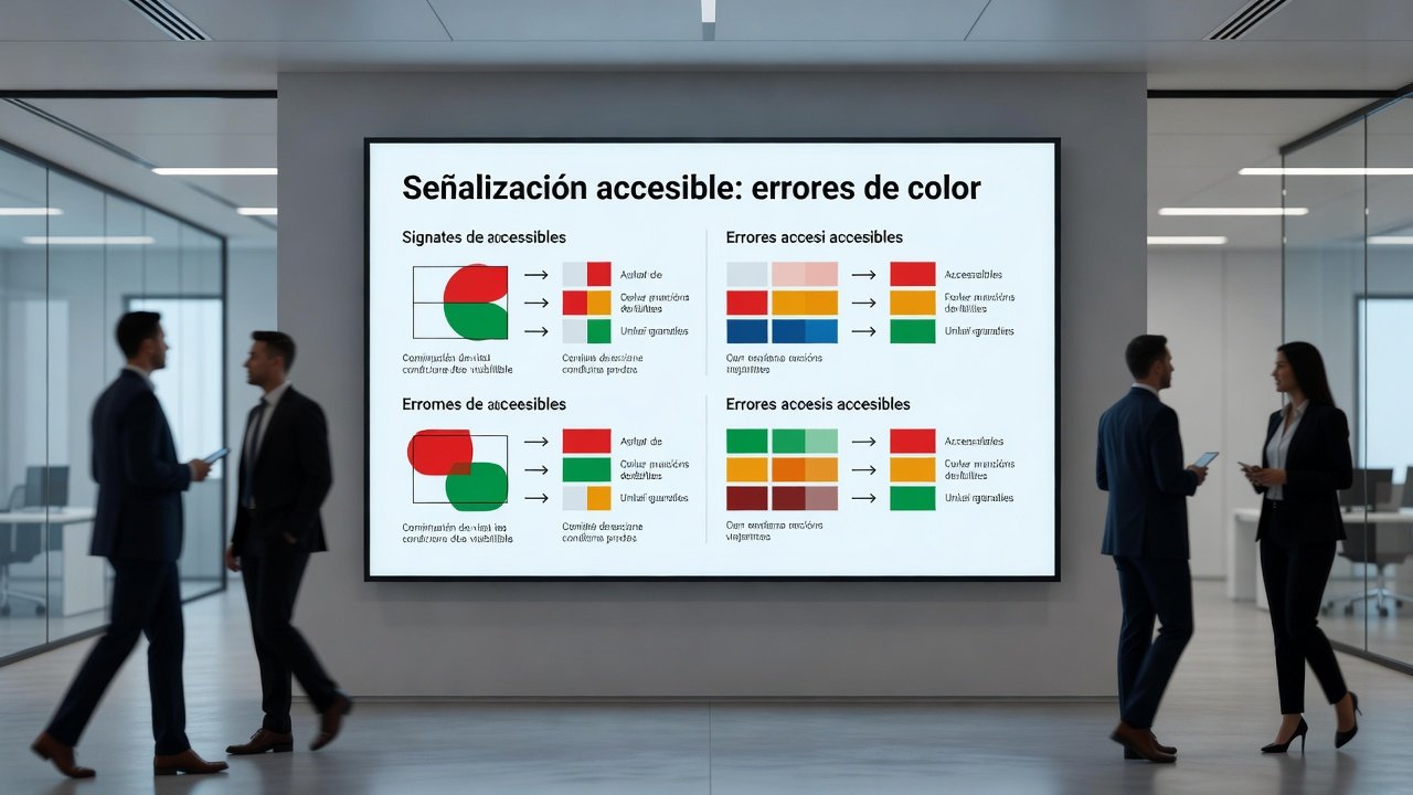 Señalización accesible: errores de color: Imagen principal