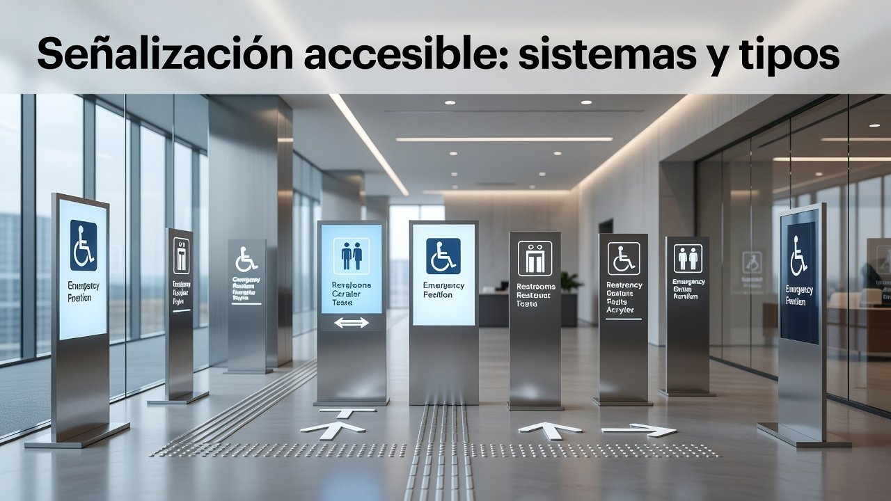 Señalización accesible: sistemas y tipos: Imagen principal
