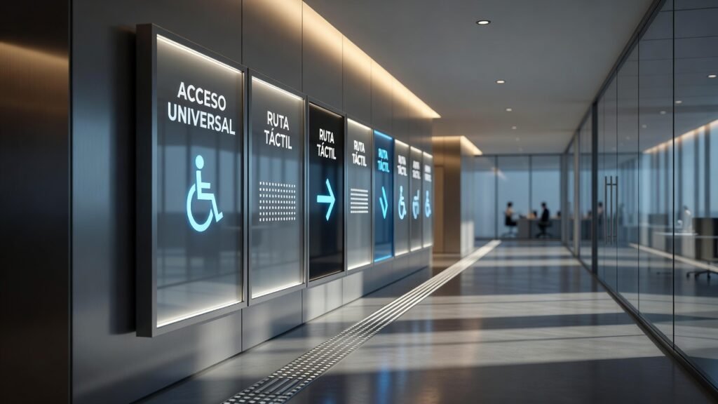 Señalización accesible: tendencias 2026