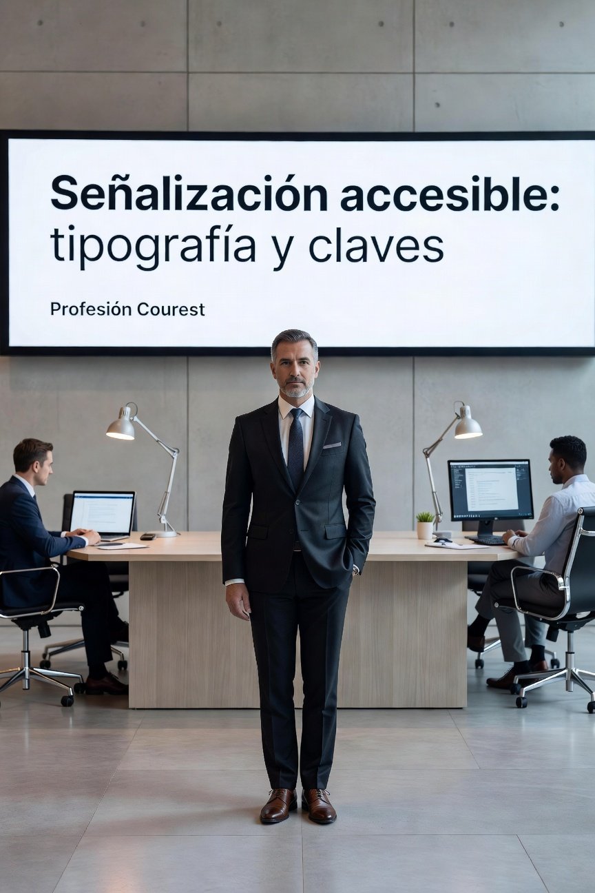 Señalización accesible: tipografía y claves: Imagen principal
