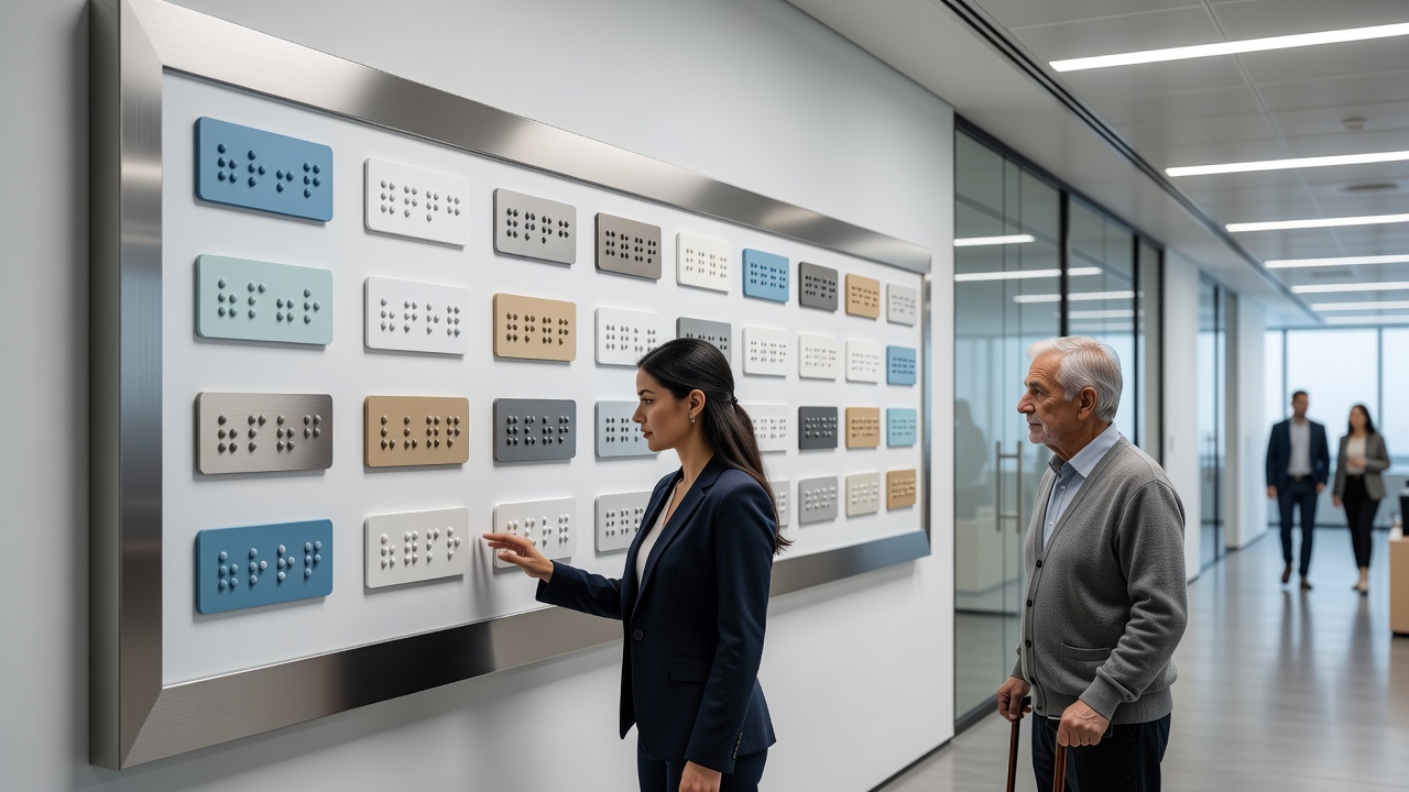 Señalización braille para distintos grupos etarios: Imagen principal