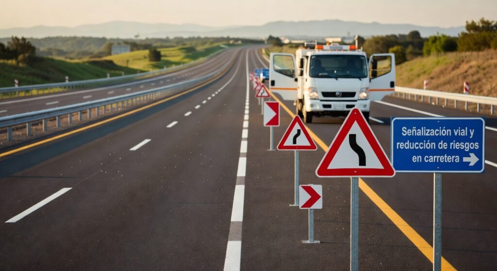 Señalización vial y reducción de riesgos en carretera