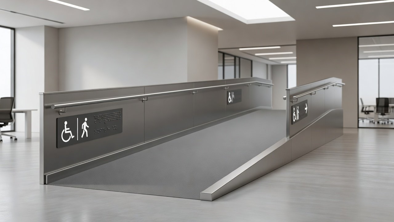 Zona de barrido ergonómico en señalización accesible: Imagen principal