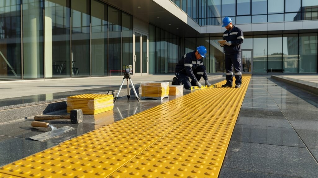Checklist de instalación de pavimentos táctiles