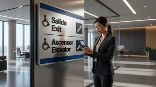 Cómo medir contraste en señalización accesible