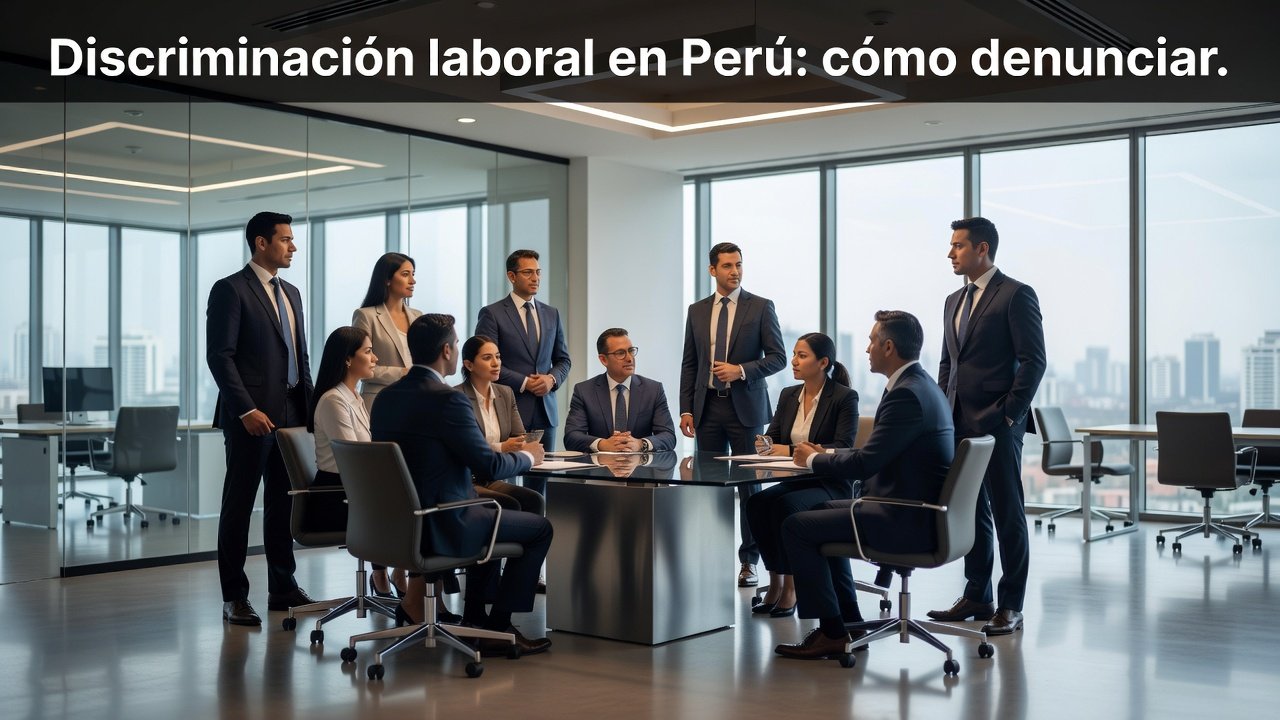Discriminación laboral en Perú: cómo denunciar: Imagen principal