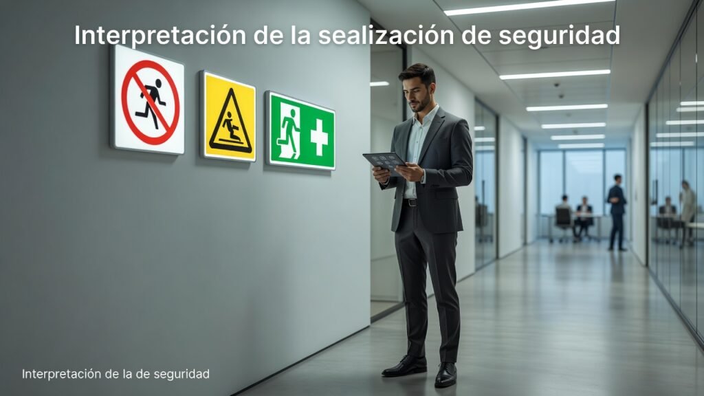 Interpretación de la señalización de seguridad