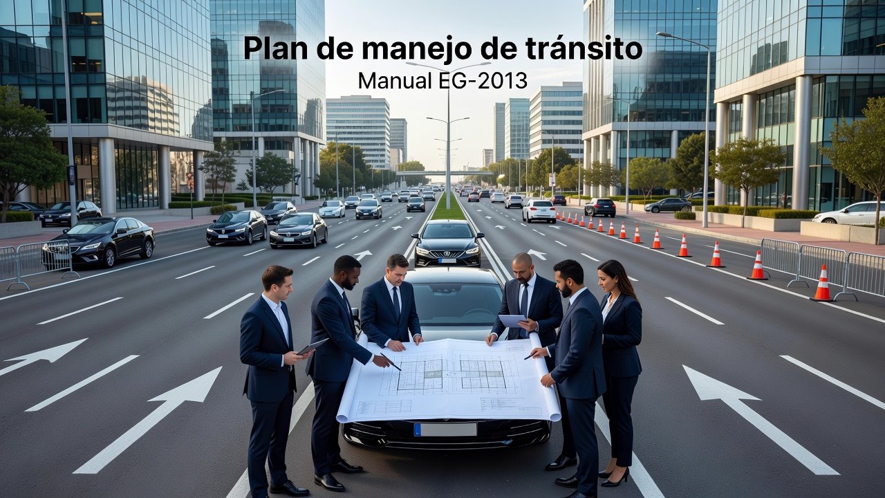 Plan de manejo de tránsito según el Manual EG-2013: Imagen principal