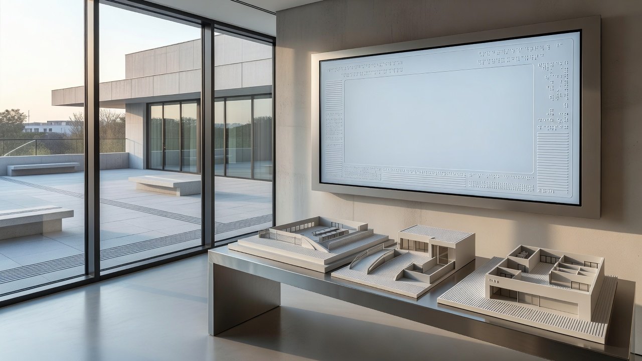 Planos hápticos para interiores y exteriores accesibles: Imagen principal