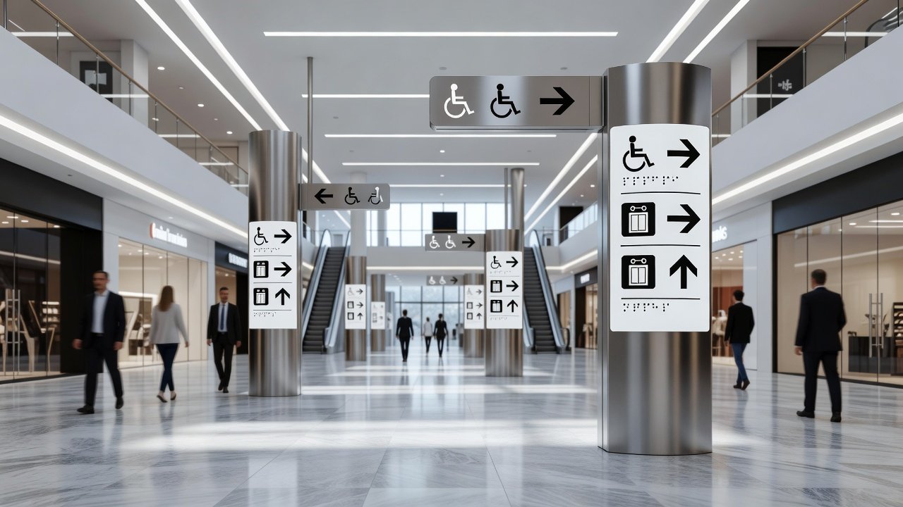 Señalización accesible en centros comerciales: Imagen principal