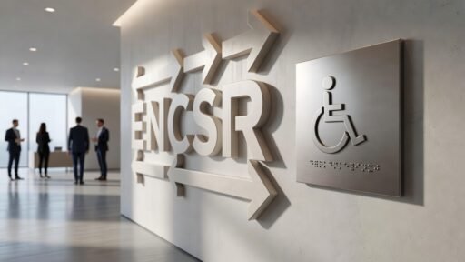 Señalización accesible: qué es el altorrelieve