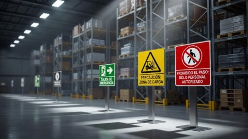 Señalización de seguridad en almacenes