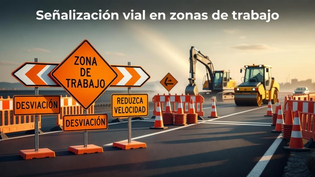 Señalización vial en zonas de trabajo 1 Señalización vial en zonas de trabajo