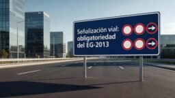 Señalización vial: obligatoriedad del EG-2013