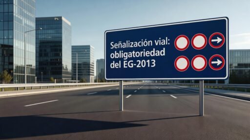 Señalización vial: obligatoriedad del EG-2013