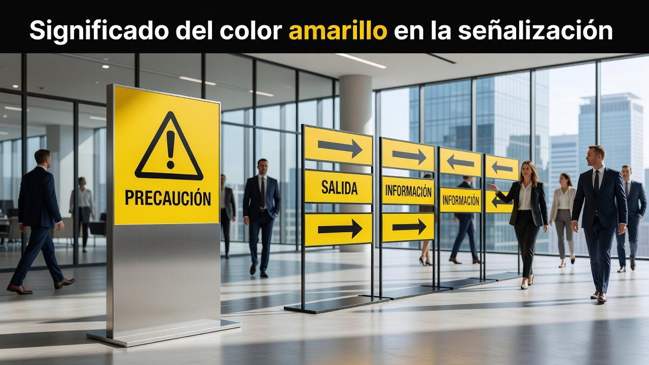 Significado del color amarillo en la señalización: Imagen principal