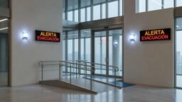 Alarmas visuales en edificaciones accesibles normativa