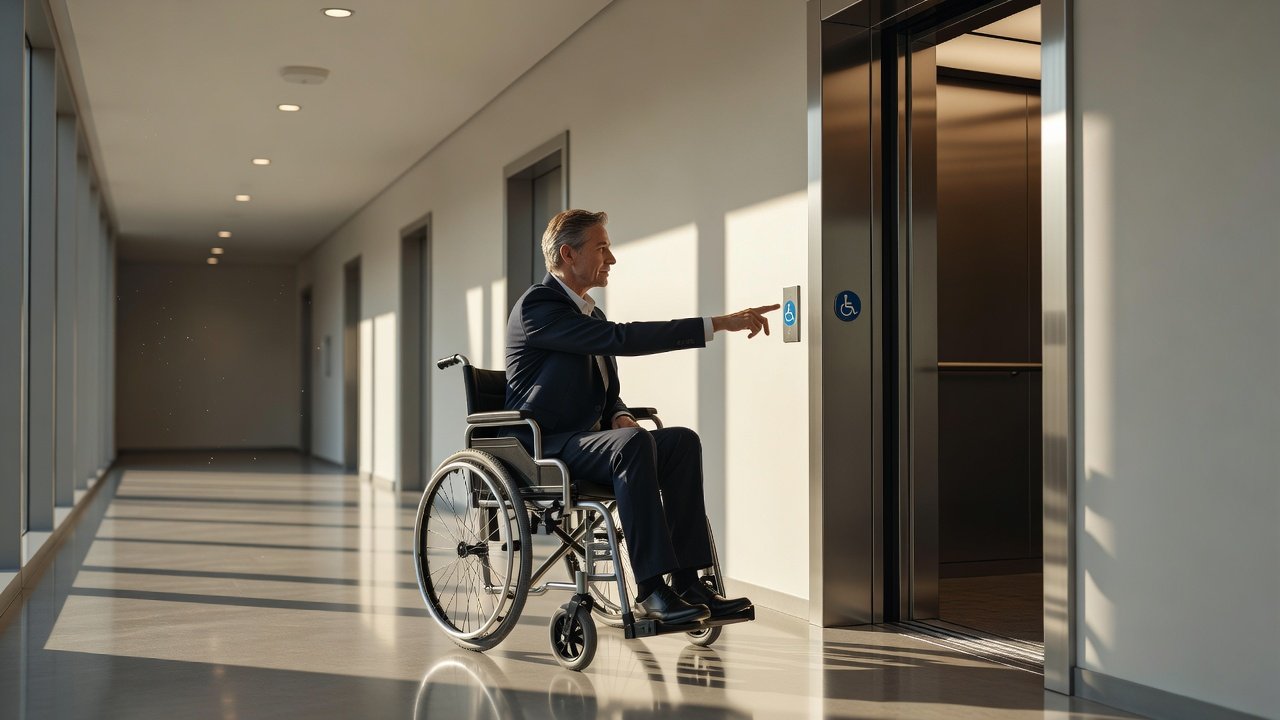 Alcance lateral accesibilidad silla de ruedas: Imagen principal