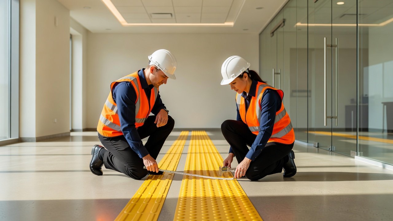 Auditoría de pisos podotáctiles en edificaciones públicas: Imagen principal