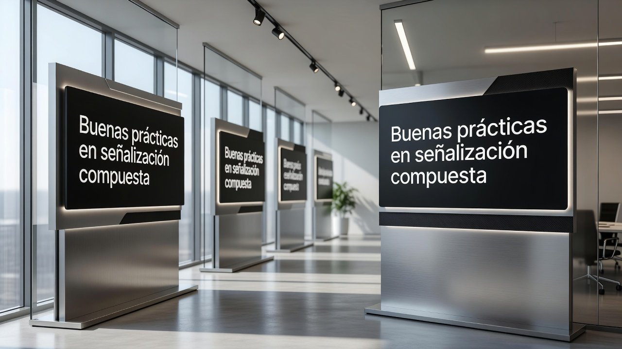 Buenas prácticas en señalización compuesta