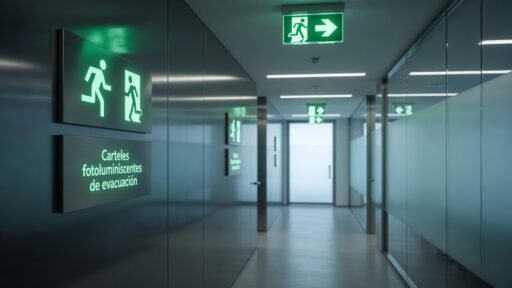 Carteles fotoluminiscentes de evacuación