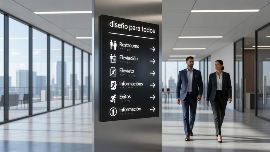 Cómo aplicar diseño para todos en señalización