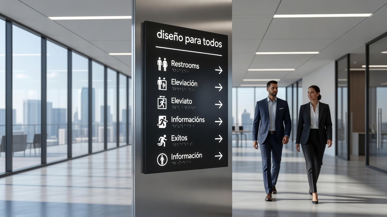 Cómo aplicar diseño para todos en señalización