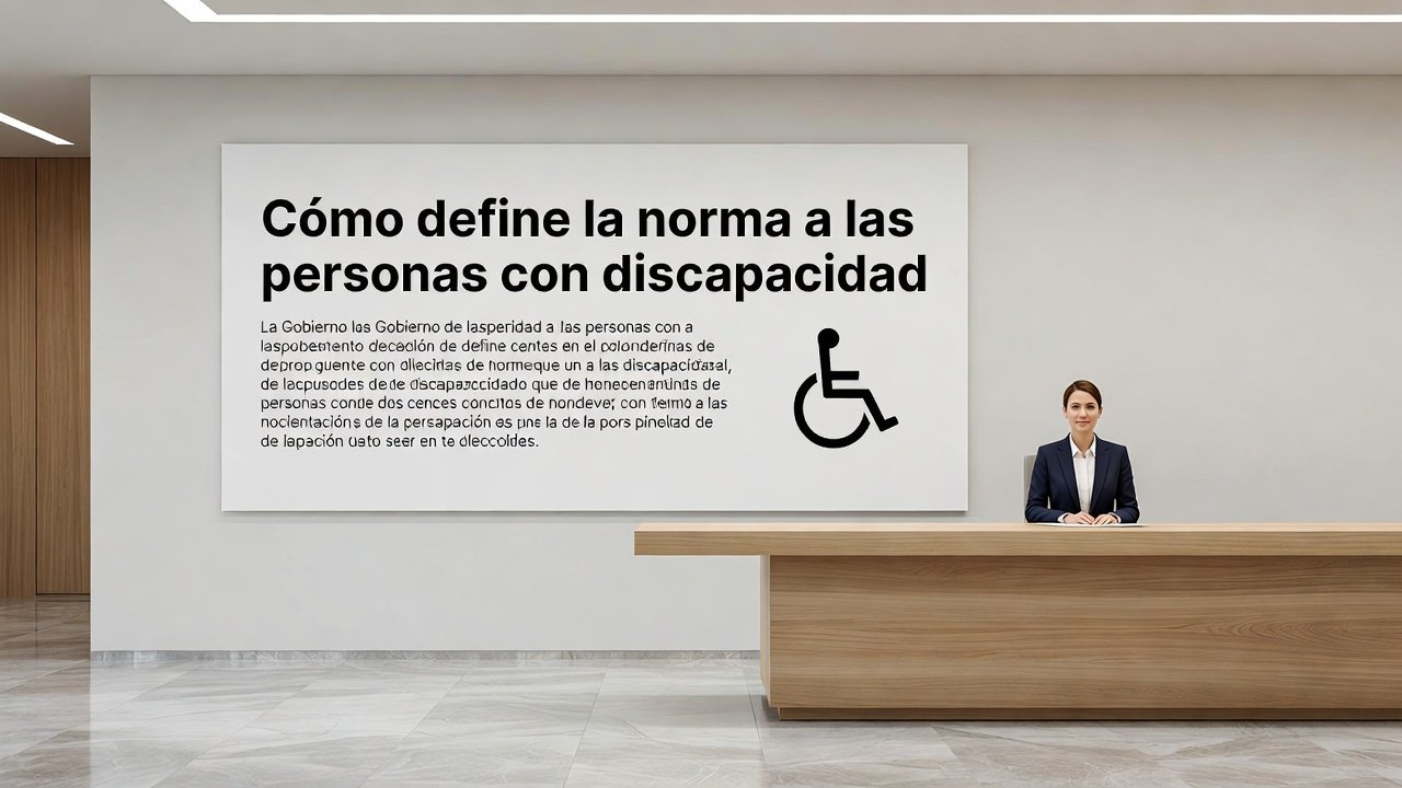 Cómo define la norma a las personas con discapacidad: Imagen principal