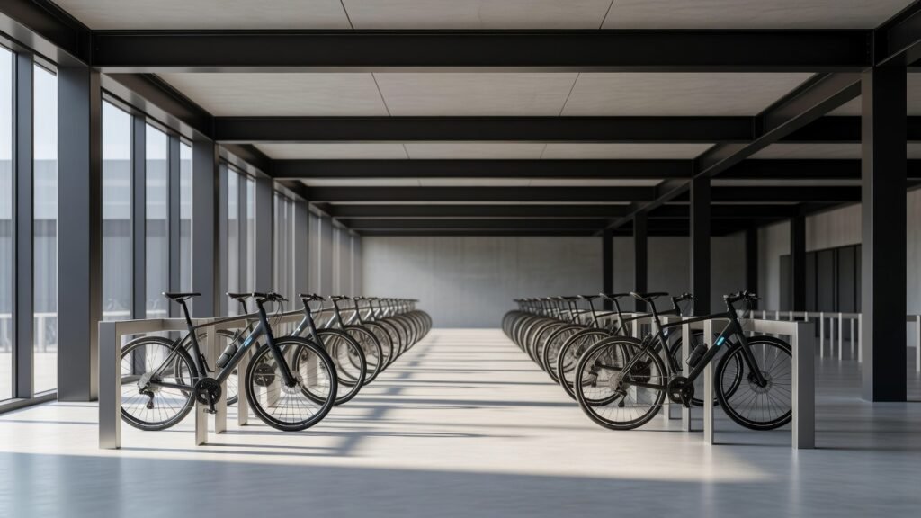Cómo diseñar estacionamientos para bicicletas