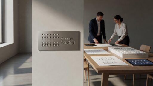 Cómo diseñar señalización braille