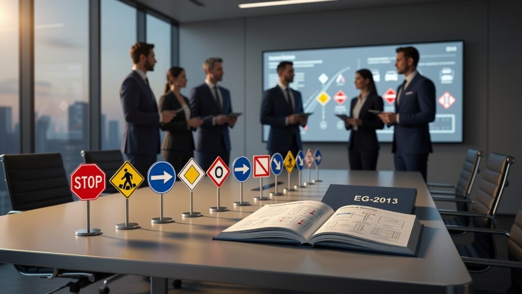 Cómo elegir correctamente señales viales según el EG-2013