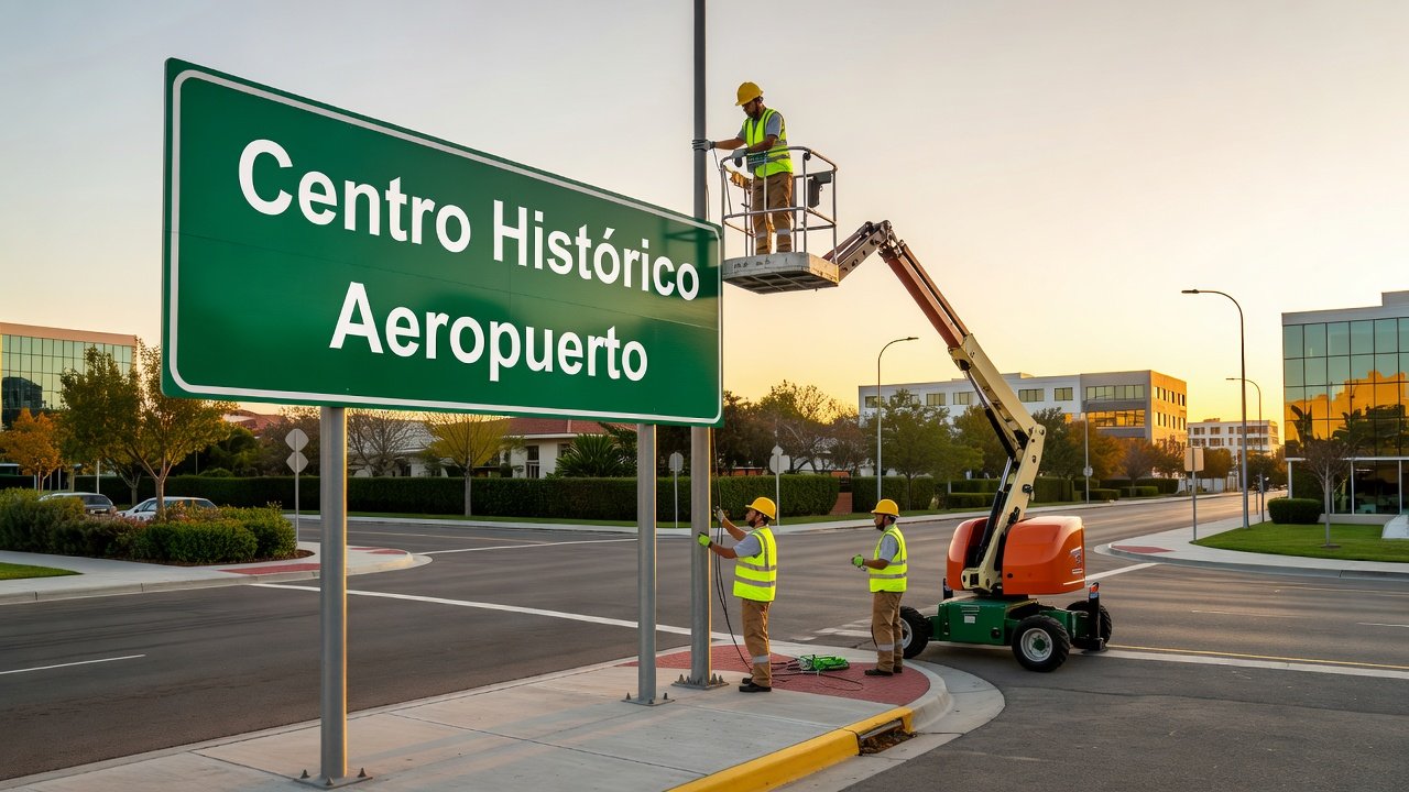 Cómo instalar señales informativas de destino: Imagen principal