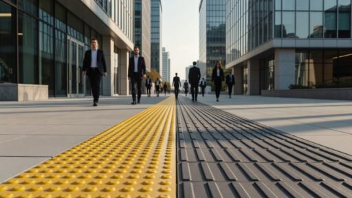 Cómo mejorar orientación urbana con pavimentos táctiles